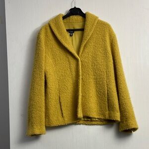 Eileen Fisher Yellow Textured Blazer